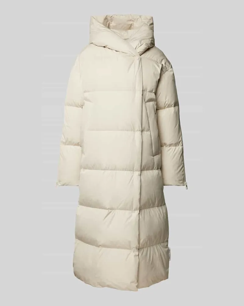Marc O'Polo Relaxed Fit Daunenmantel mit hochwertigem Daunen-Federn-Mix Offwhite