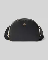 Tommy Hilfiger Handtasche mit Label-Applikation und Schulterriemen Black