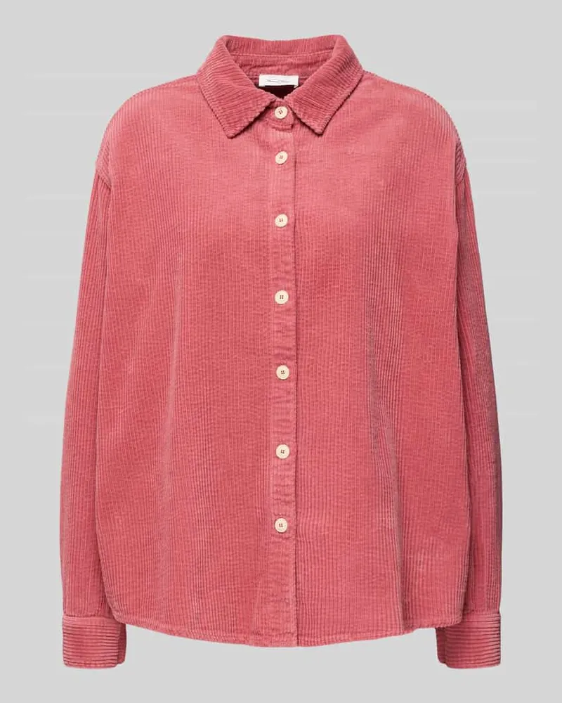 American Vintage Hemdbluse mit Knopfleiste Modell 'PADOW Altrosa