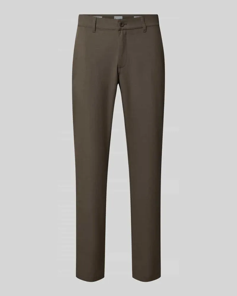 Brax Gerade Hose Mit Viskose-Anteil Modell 'Phil P Taupe