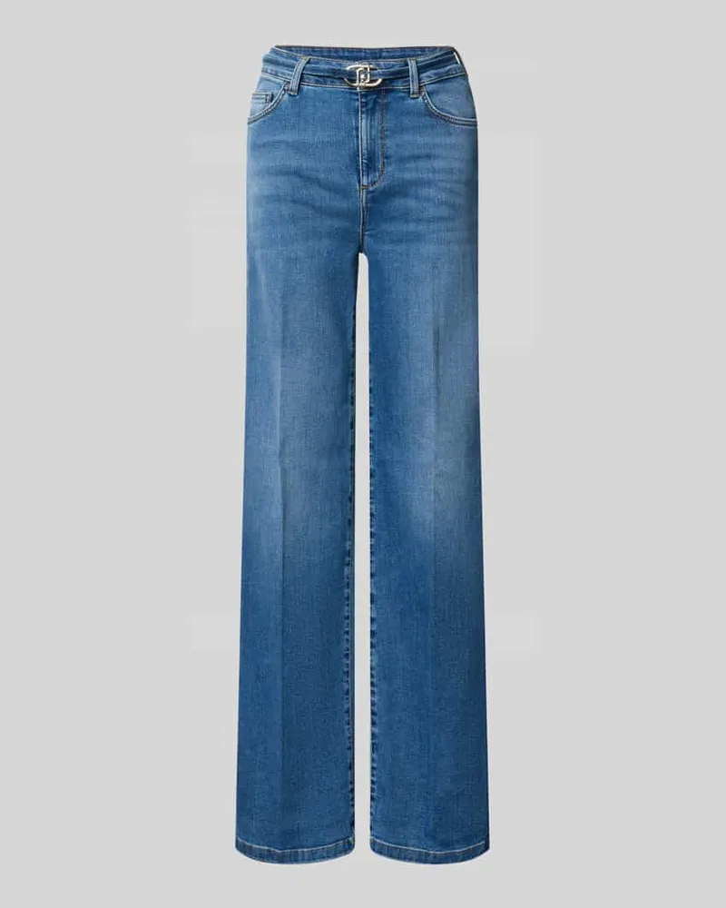 Liu Jo Flared Fit Jeans aus Baumwoll-Mix Jeansblau