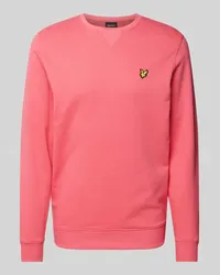 Lyle & Scott Sweatshirt mit Logo-Stitching Pink