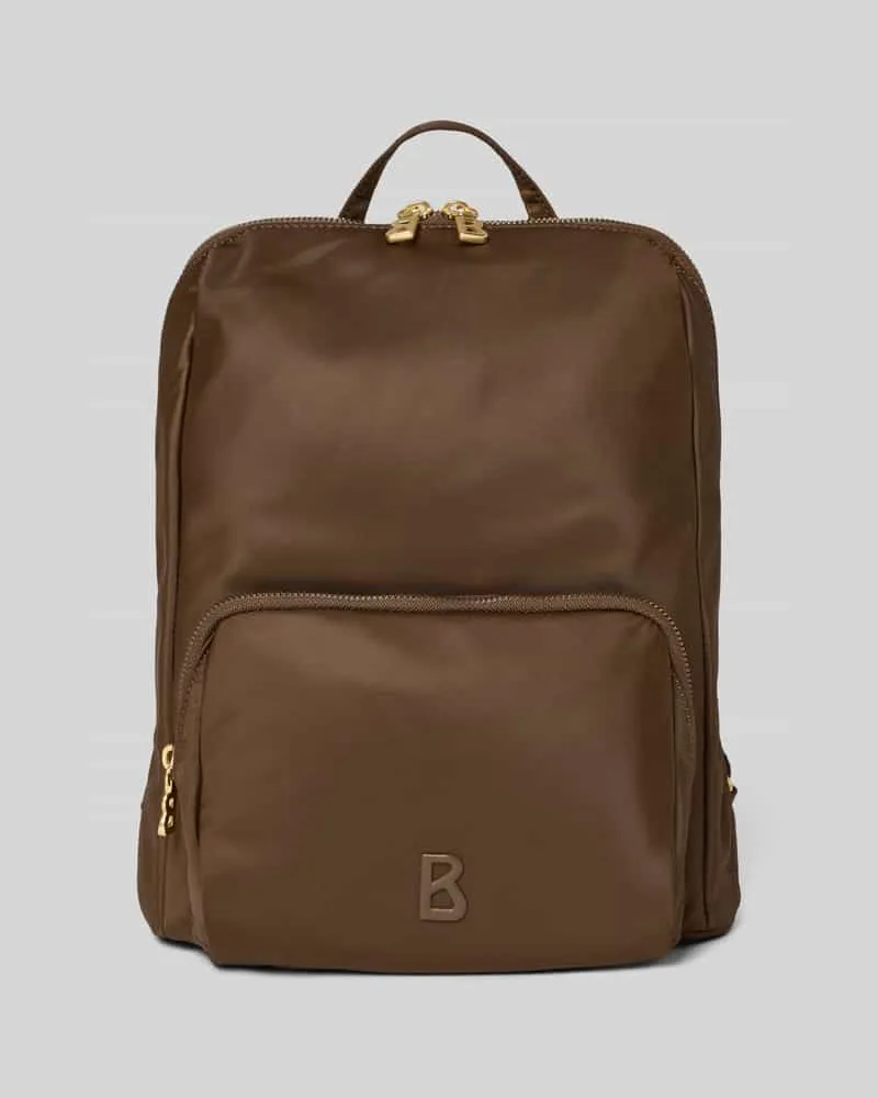 Bogner Rucksack mit Logo-Applikation Modell 'Maxi Dunkelbraun