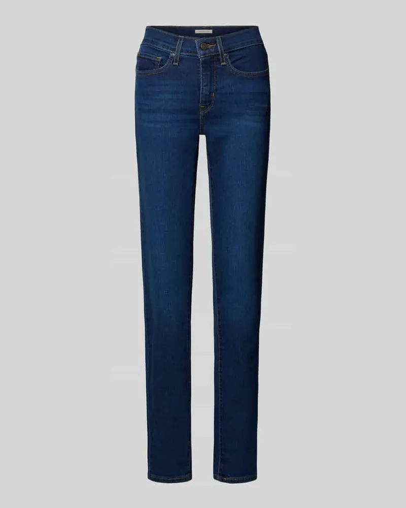Levi's Slim Fit Jeans aus Baumwoll-Mix Modell '312 Blau