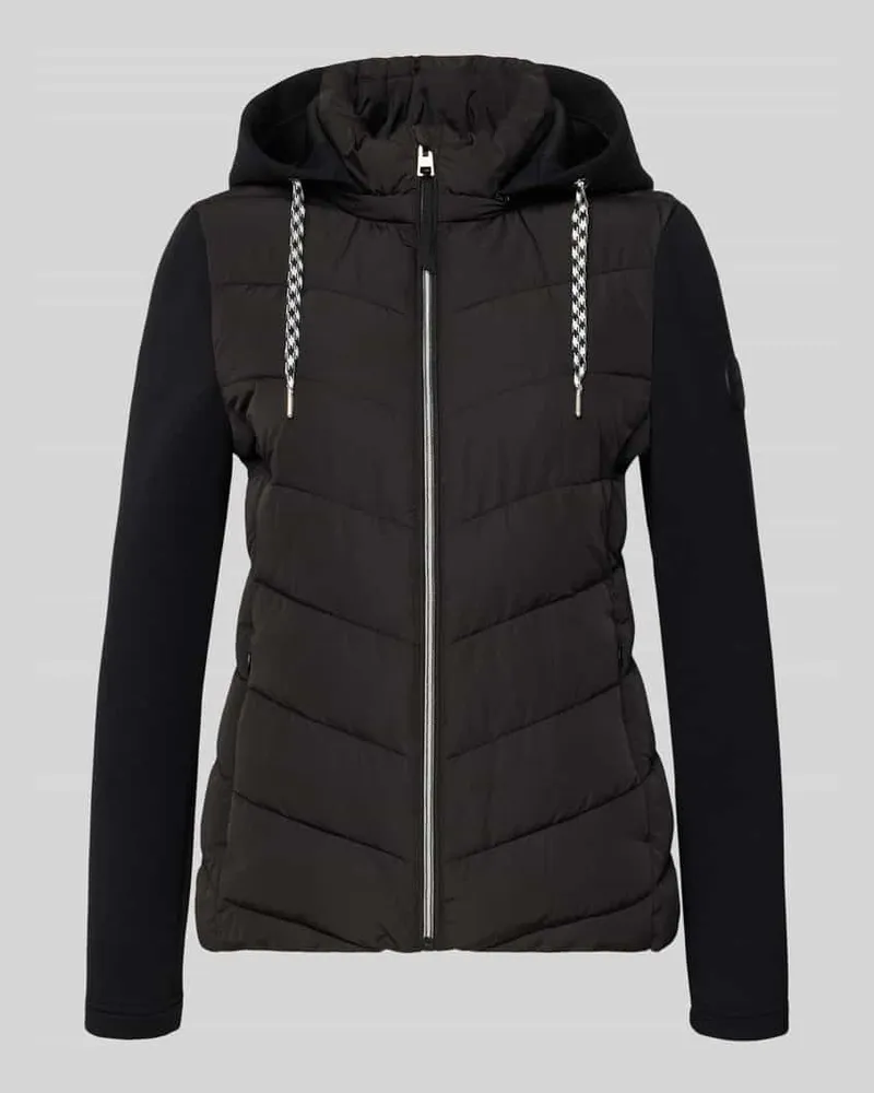 Christian Berg Slim Fit Jacke mit gefüttertem Stehkragen Black