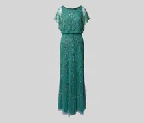 Abendkleid mit Perlen und Pailletten