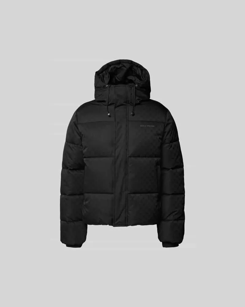 Daily Paper Steppjacke mit Kapuze Mittelgrau