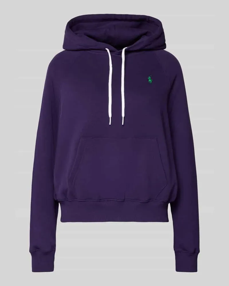 Ralph Lauren Regular Fit Hoodie mit Logo-Stitching Purple