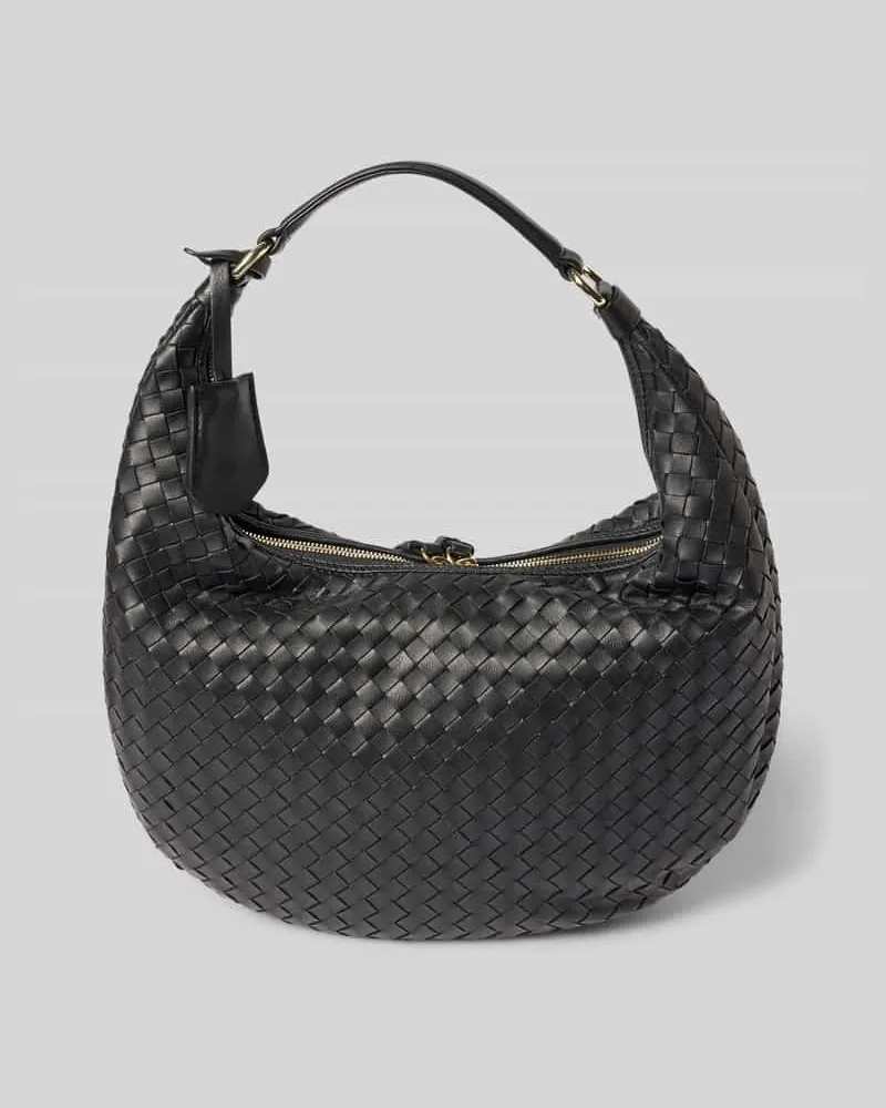 Abro Shoulder Bag mit Logo-Applikation Modell 'Nana Black