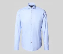 Regular Fit Business-Hemd mit Haifischkragen