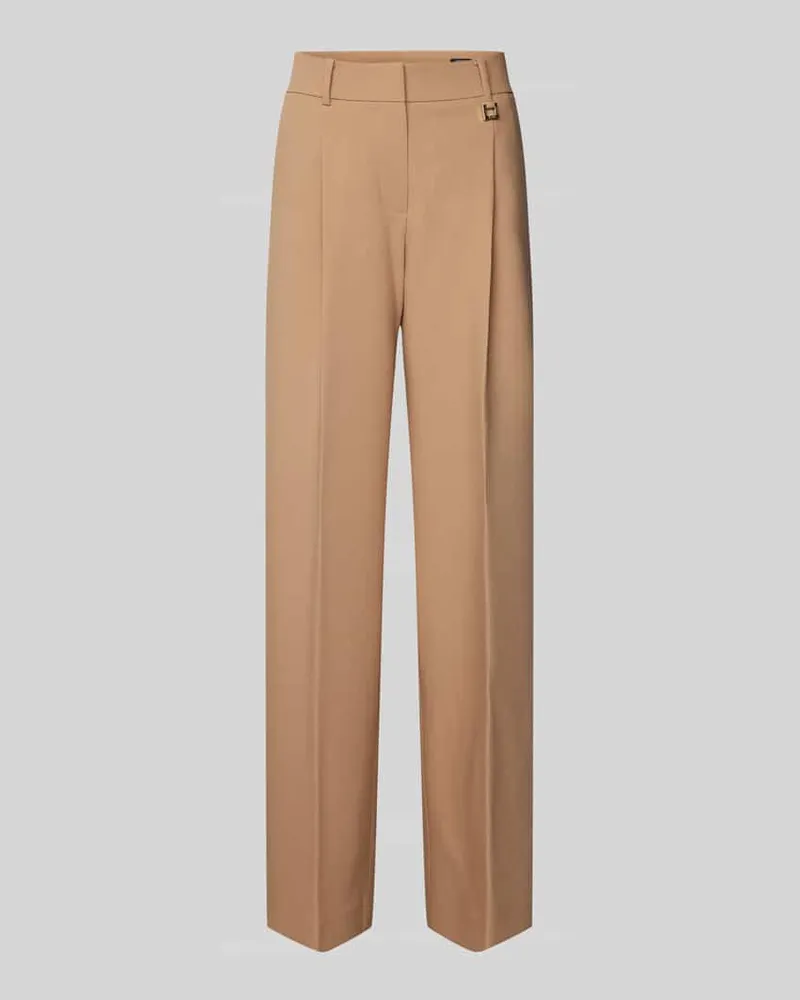JOOP! Anzughose mit Bundfalten Camel