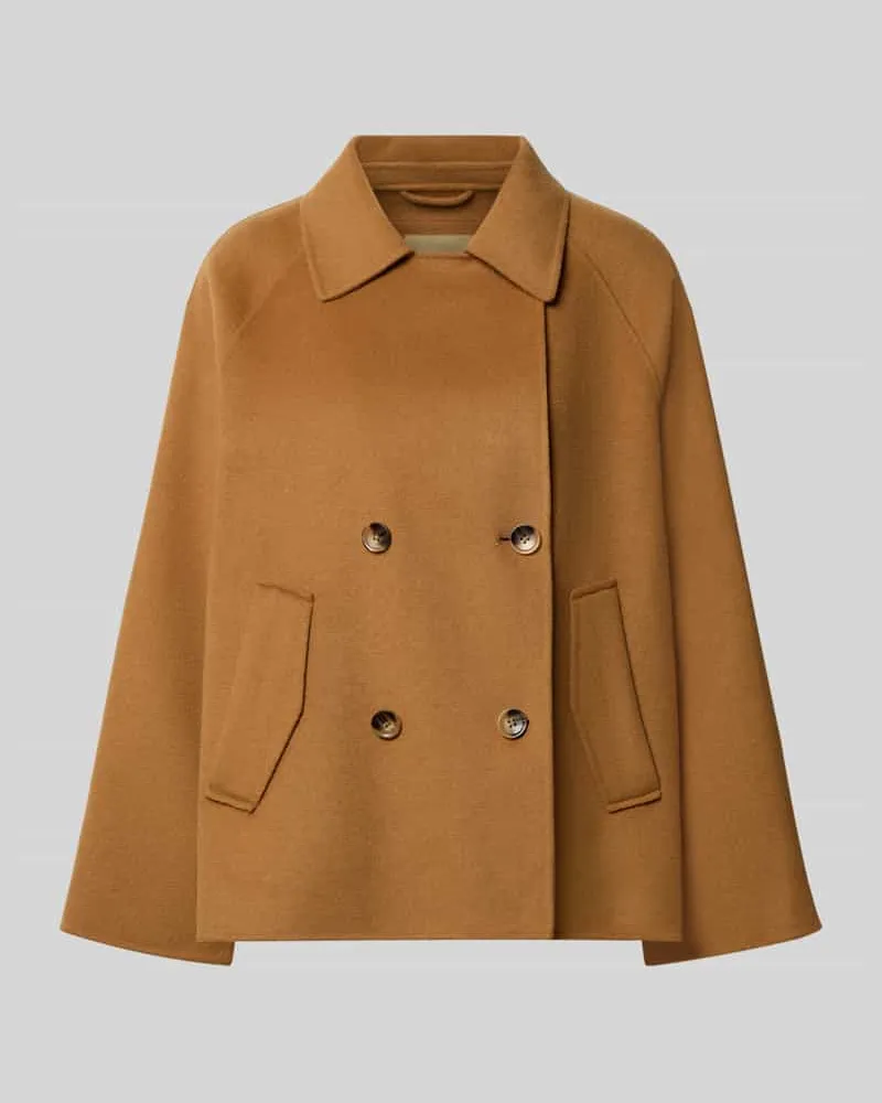 Smith & Soul Cabanjacke mit doppelreihiger Knopfleiste Mittelbraun