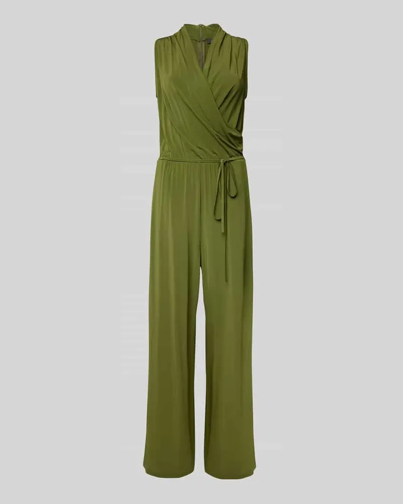 Max Mara Jumpsuit in Wickel-Optik Modell 'GENZANA Gruen