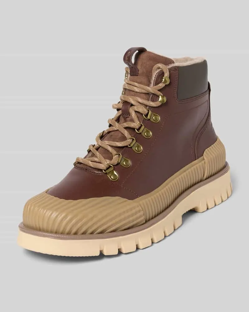 Gant Schnürschuhe mit Label-Detail Modell 'Nebrada Cognac
