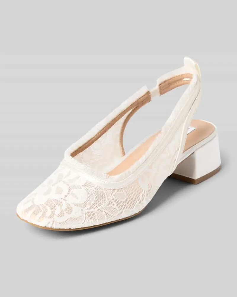 Steve Madden Brautschuhe aus floraler Spitze Modell 'SMITTEN Weiss