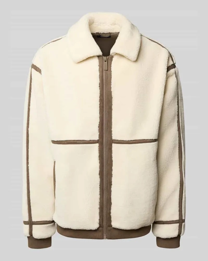 McNeal Sweatjacke mit Reißverschluss Sand