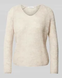 Max Mara Strickpullover mit Strukturmuster Modell 'FRESIS Beige