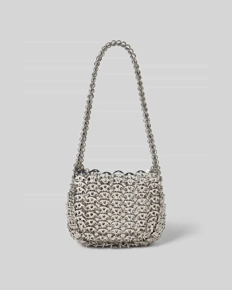 Paco Rabanne Crossbody Bag in metallic Silber