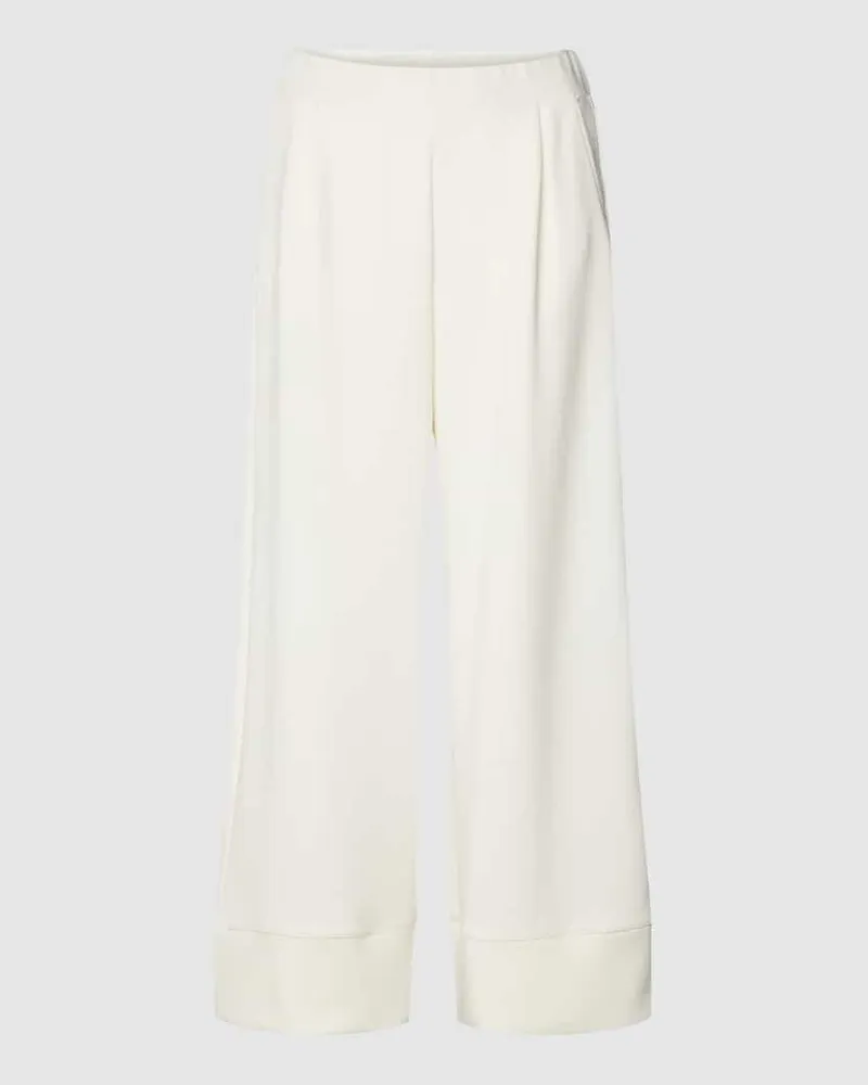 Rich&Royal Stoffhose in verkürzter Passform Offwhite