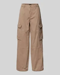 Silver Jeans Cargohose mit aufgesetzten Taschen Taupe