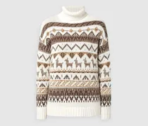 Norwegerpullover mit Rollkragen