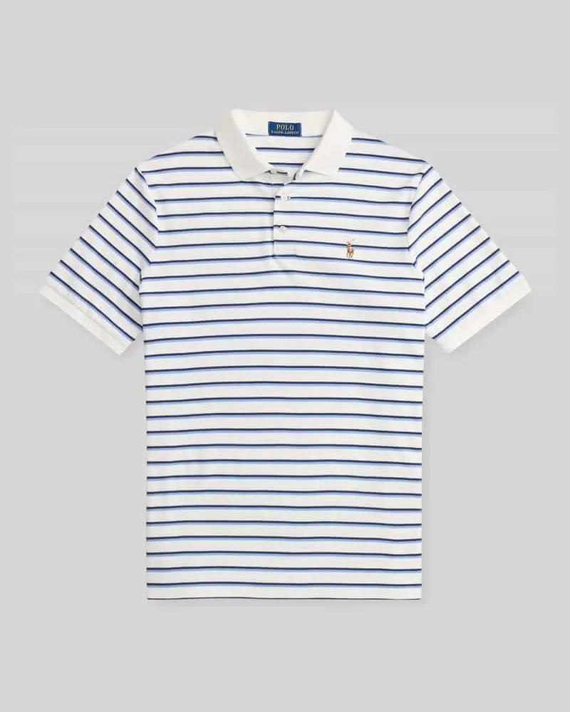 Ralph Lauren Regular Fit Poloshirt mit Logo Stitching Weiss