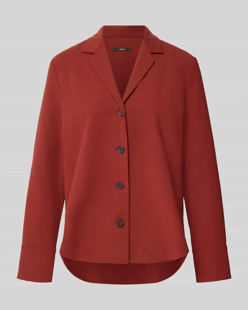 windsor. Bluse mit Knopfleiste Dunkelrot