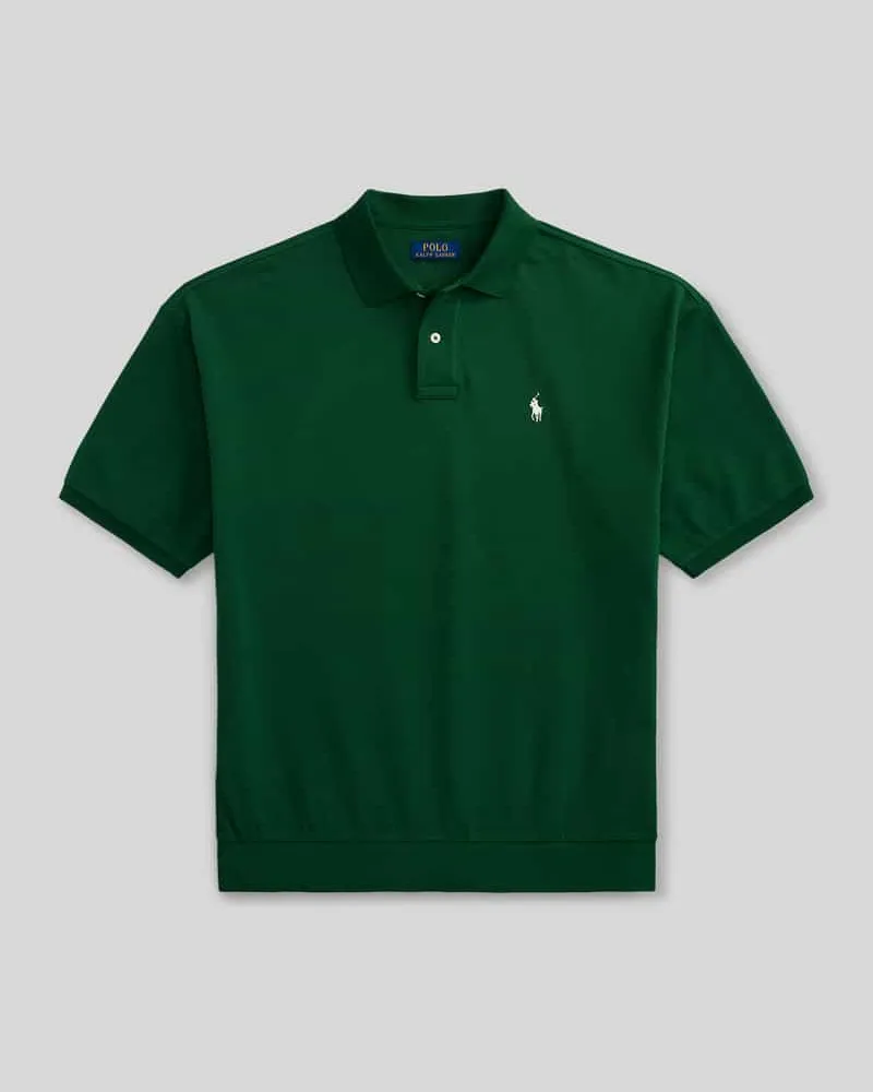 Ralph Lauren Loose Fit Poloshirt aus reiner Baumwolle Gruen