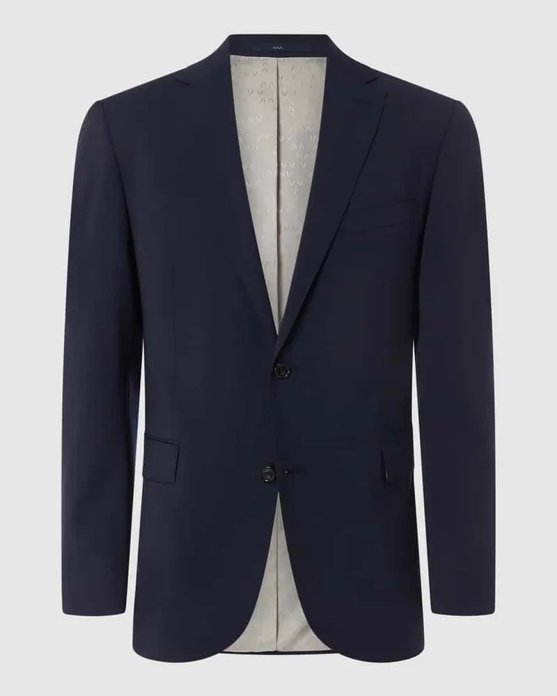 Dressler Shaped Fit 2-Knopf-Sakko aus Schurwolle Modell 'Sean Marine