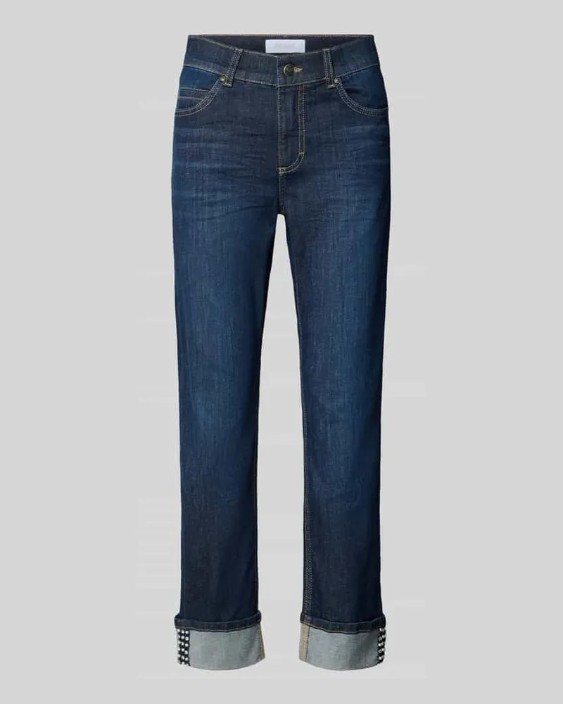 ANGELS  Slim Fit Jeans aus baumwoll-Mix Modell 'Cira Glow Jeansblau