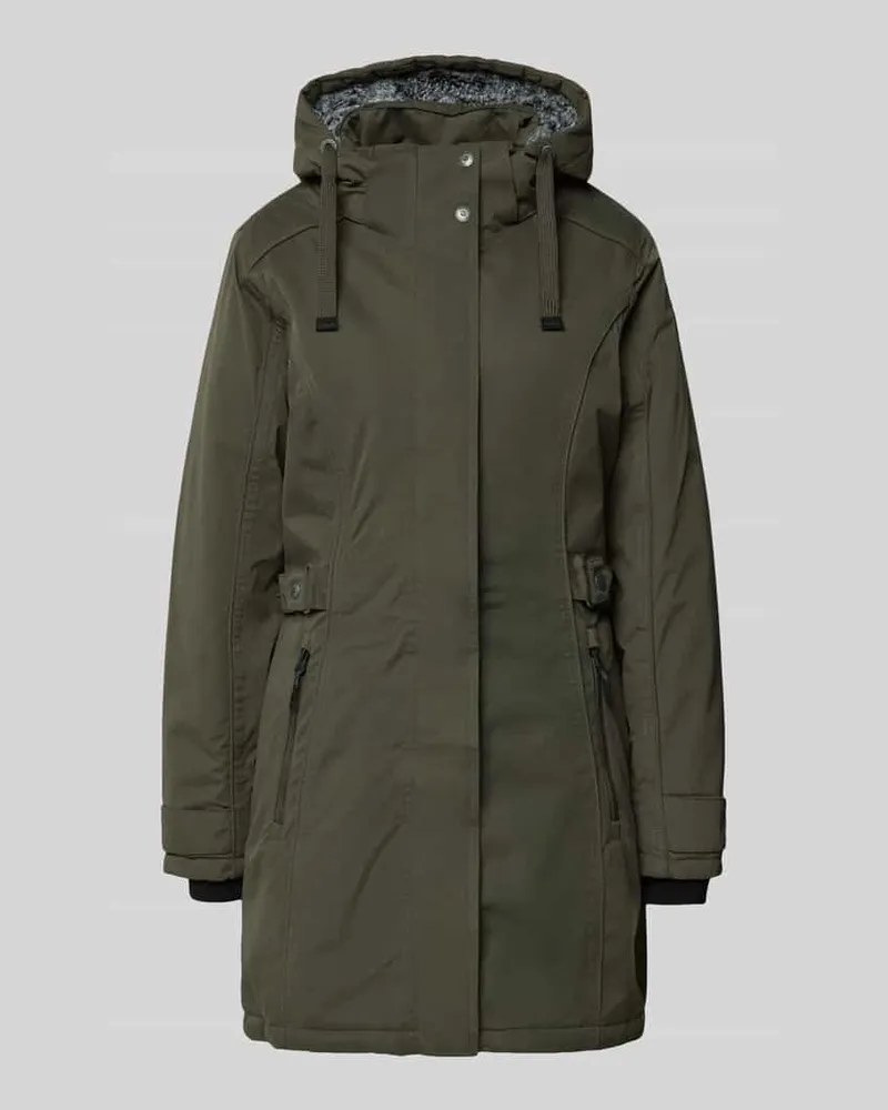 G.I.G.A. DX Jacke mit verdecktem Reißverschluss und Reißverschlusstaschen Oliv