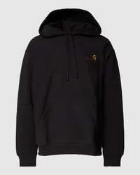 Carhartt WIP Hoodie mit Label-Stitching Modell 'HOODED AMERICAN SCRIPT Black