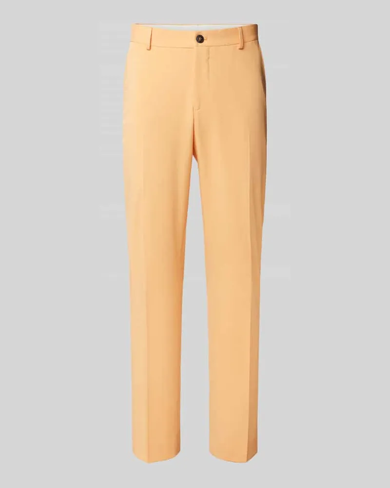 Selected Homme Slim Fit Anzughose mit Bügelfalten Modell 'LIAM Apricot