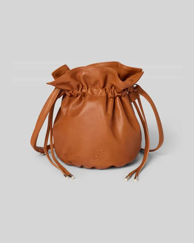 My Essential Wardrobe Handtasche aus Lammleder Modell 'Zilla Cognac