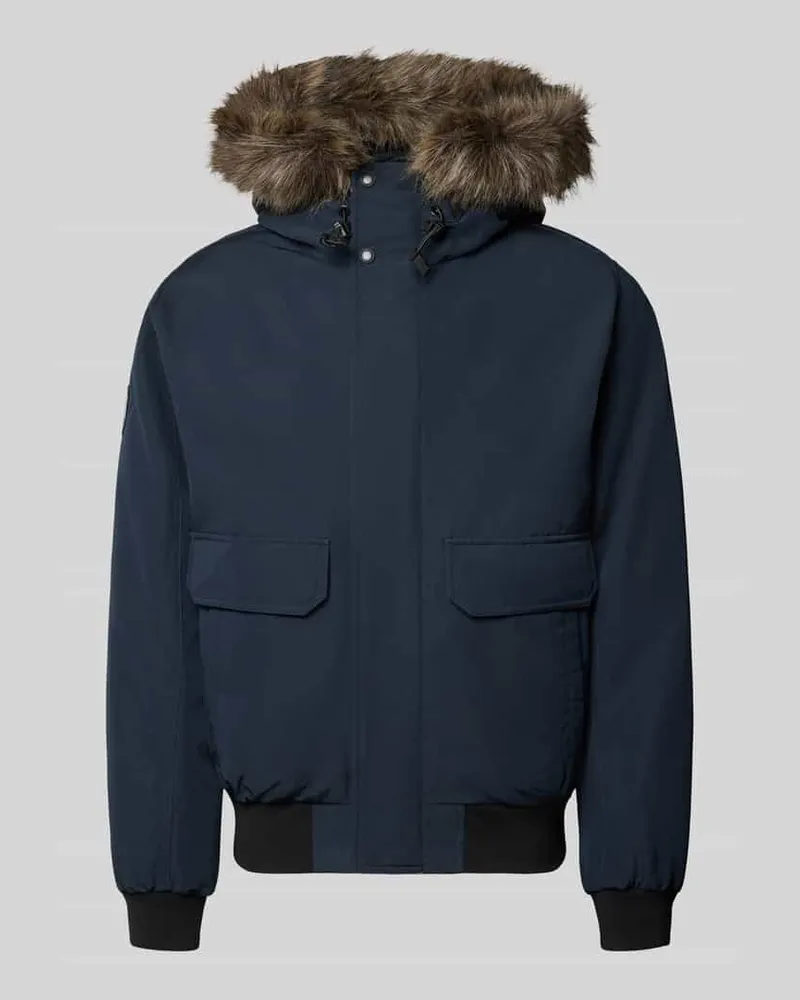 Superdry. Bomberjacke mit Label-Patch Modell 'Everest Marine