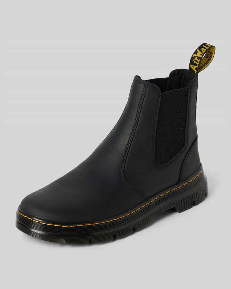 Dr.Martens Chelsea Boots aus echtem Leder mit Ziernaht Black