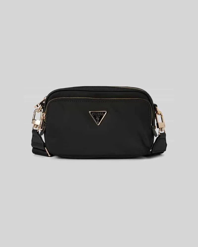 Guess Mini-Umhängetasche mit Label-Detail Modell 'GEMMA Black