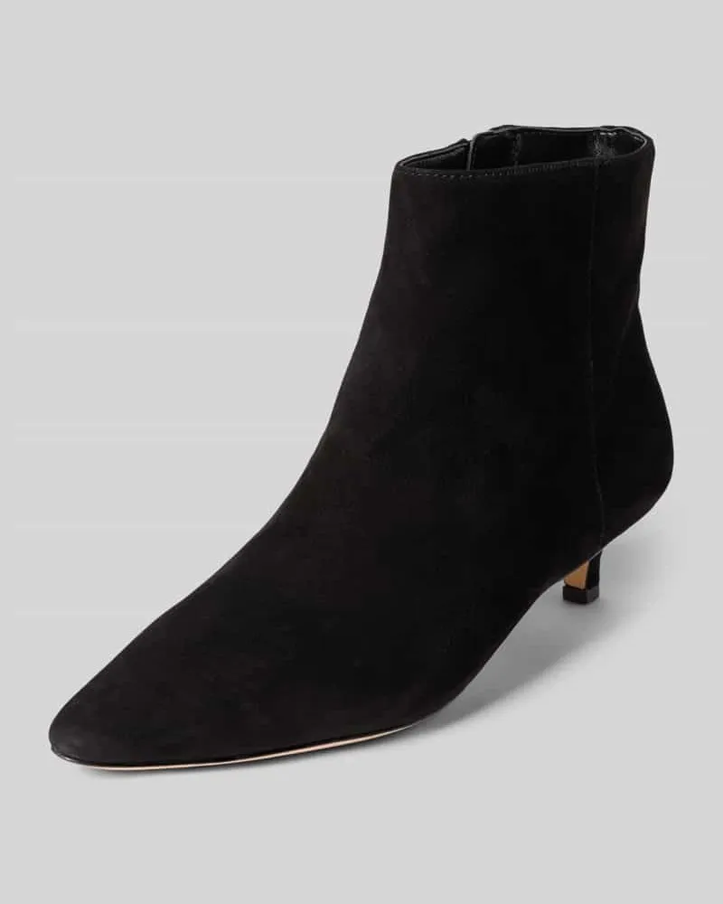Ralph Lauren Stiefelette mit Kitten Heel Black