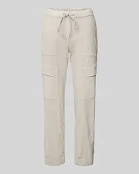 TONI Jogpants mit Teilungsnähten Beige