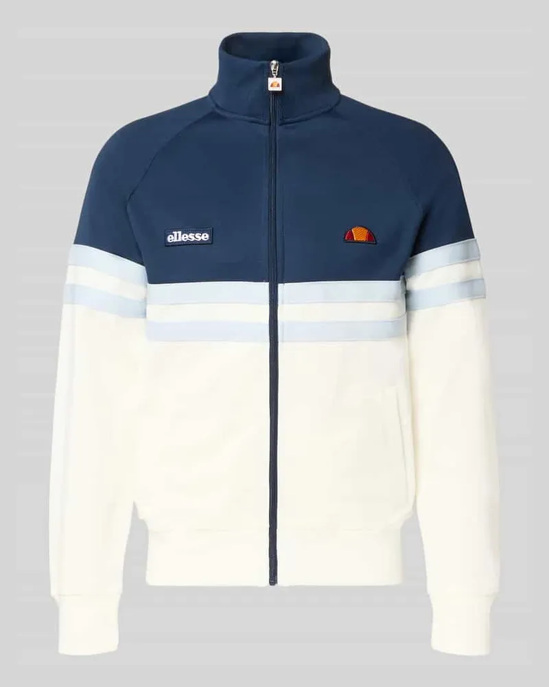Ellesse Sweatjacke aus Baumwoll-Mix Modell 'RIMINI Offwhite