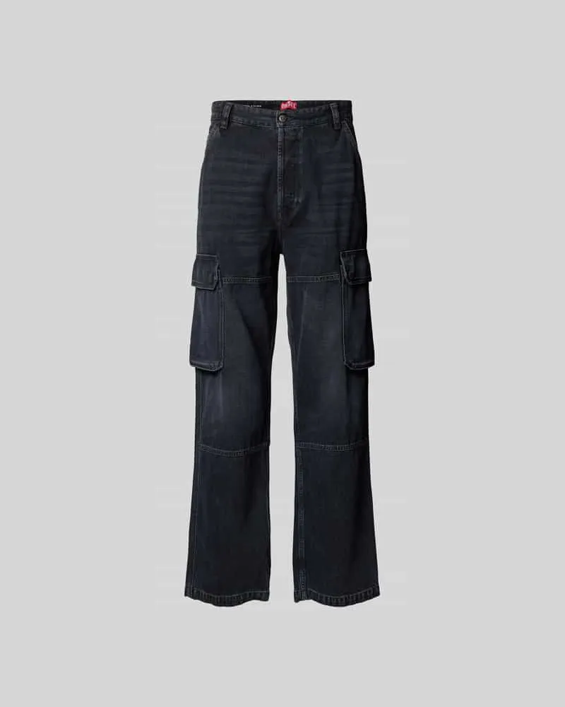 Diesel Jeans mit 5-Pocket-Design Black