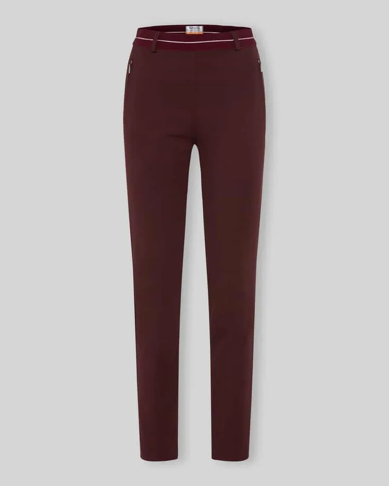 Brax Super Slim Fit Hose aus Viskose-Mix Modell 'LILLYTH Bordeaux