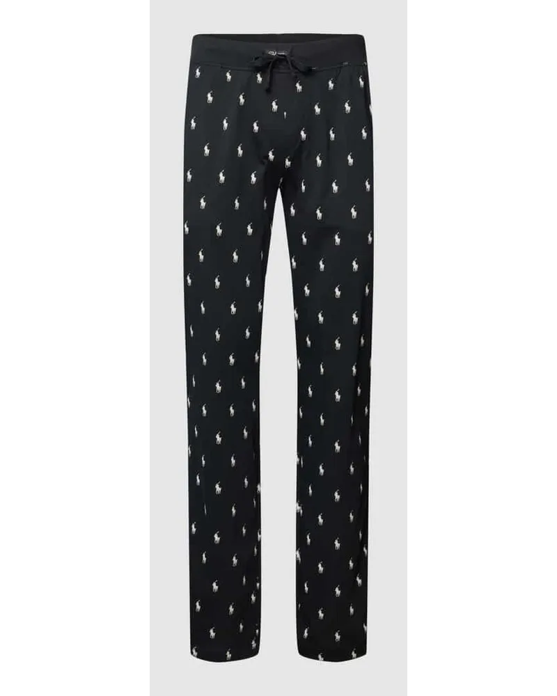 Ralph Lauren Sweatpants mit Allover-Print Modell 'LIQUID Black