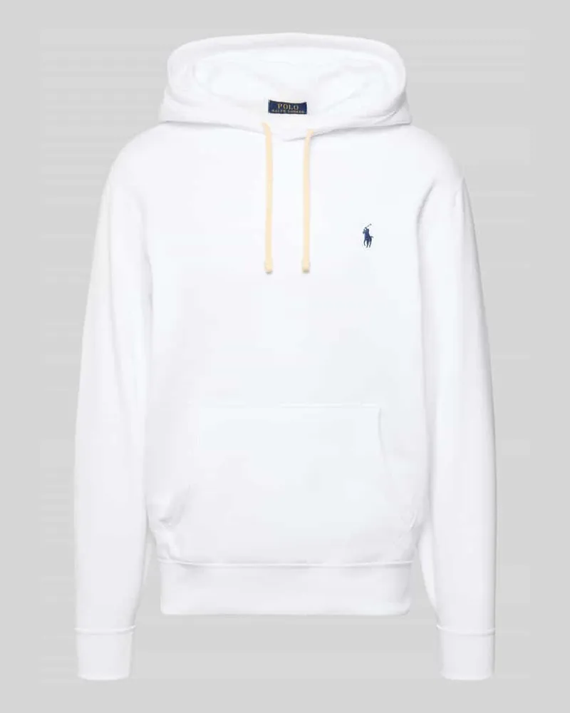 Ralph Lauren Regular Fit Hoodie aus Baumwoll-Mix Weiss