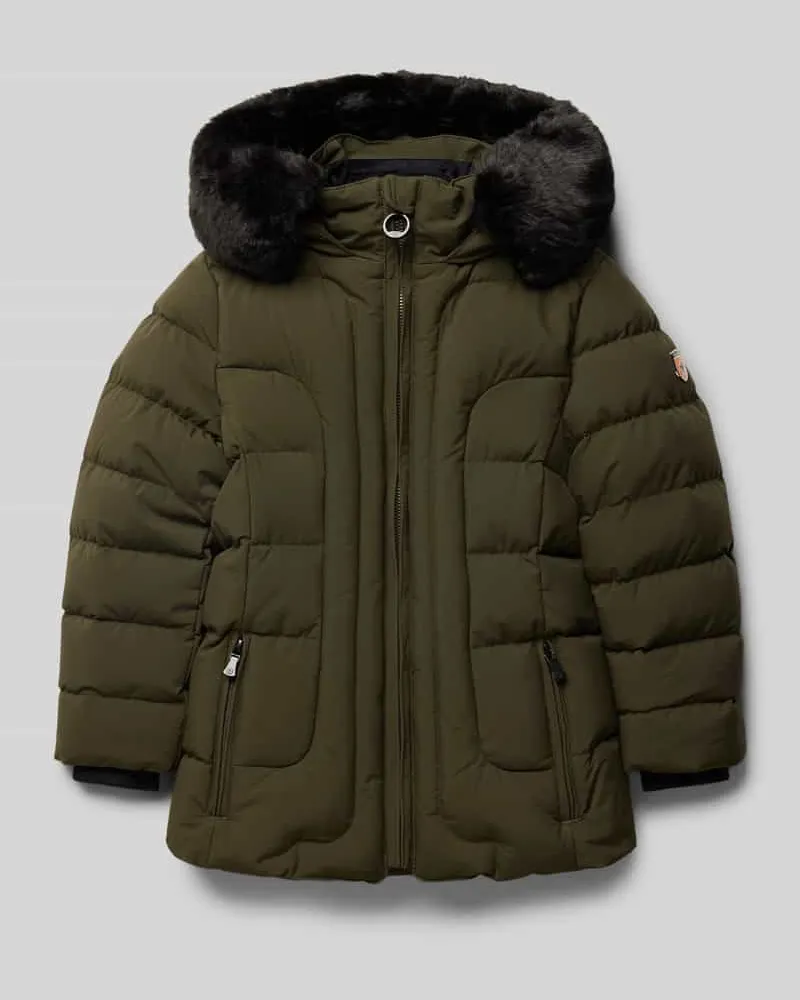 Wellensteyn Steppjacke mit Reißverschluss Modell 'Belvitesse Oliv