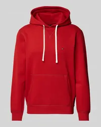 Tommy Hilfiger Loose Fit Hoodie mit Kapuze Dunkelrot