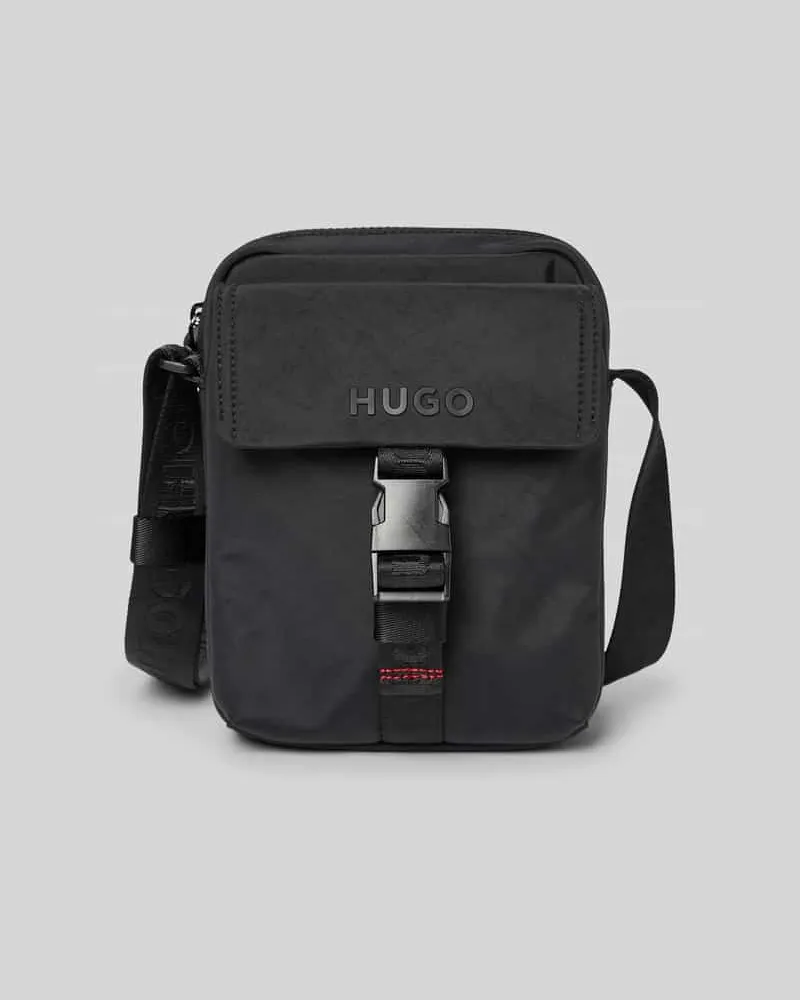 HUGO BOSS Handtasche mit Label-Detail Modell 'Marsel Black