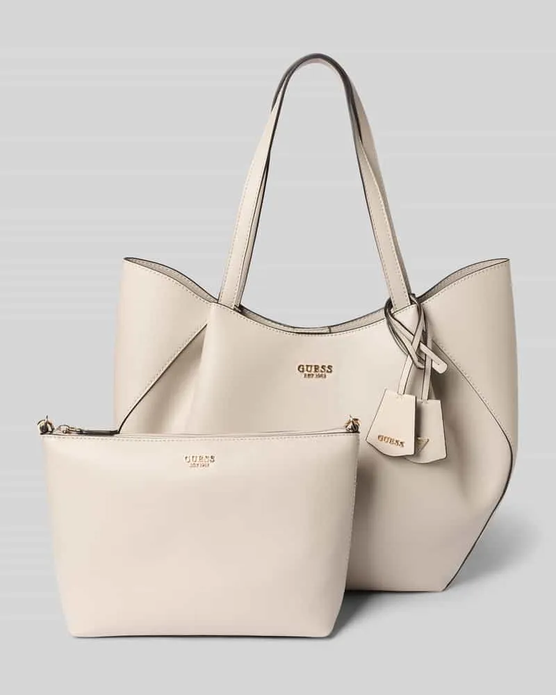 Guess Shopper mit herausnehmbarer Innentasche Modell 'AMORETTE 2 IN Taupe