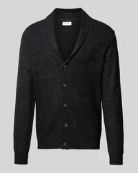 Lindbergh Strickjacke mit Knopfleiste Black