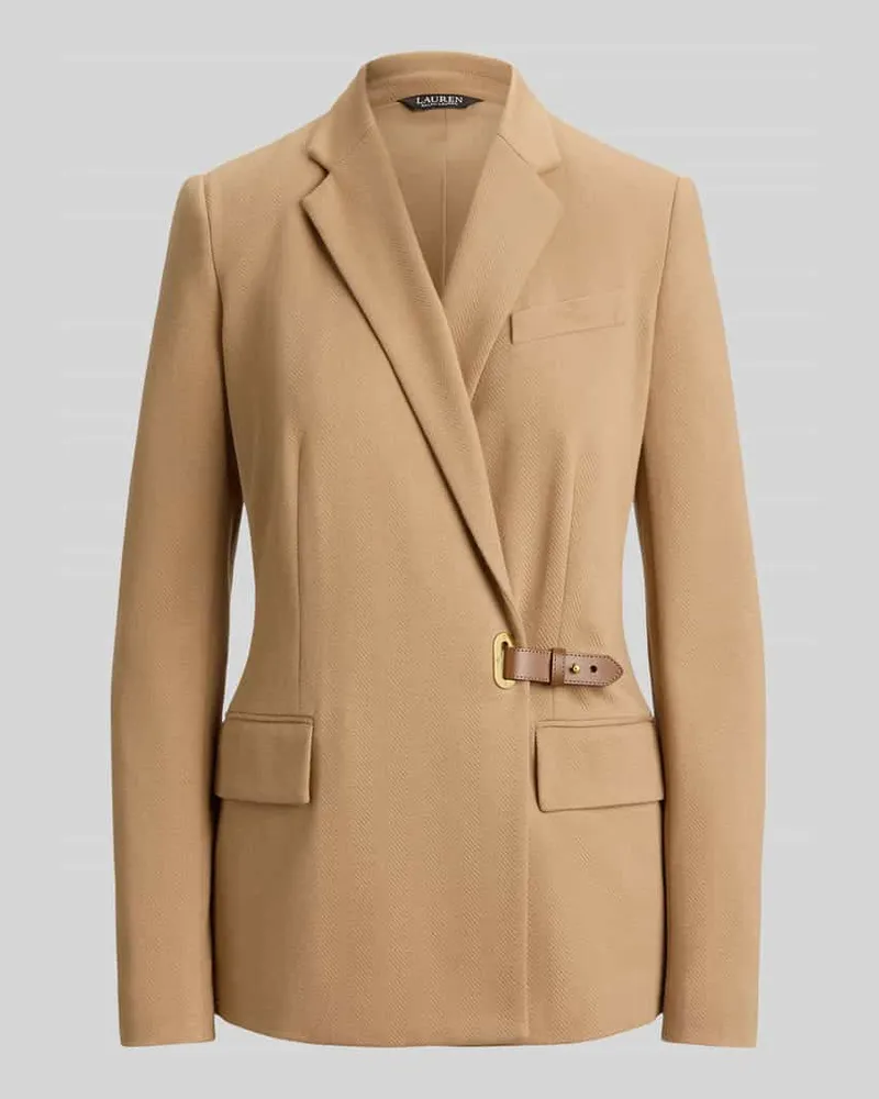 Ralph Lauren Regular Fit Longline Blazer mit Schnallenverschluss Camel